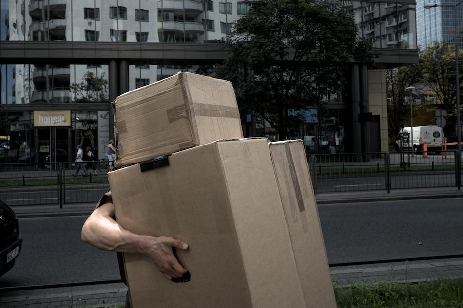 Warsaw, 2014: sidewalk manoeuvres